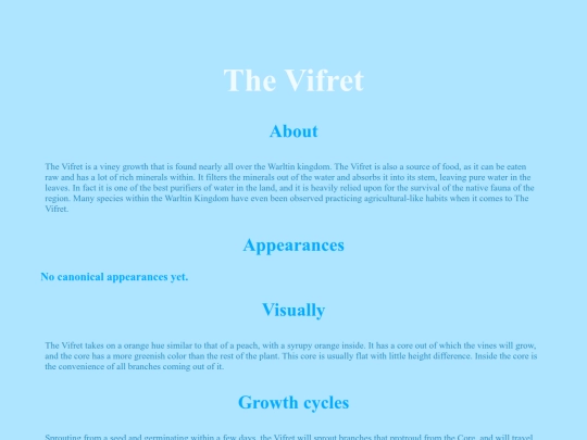 Vifret screenshot