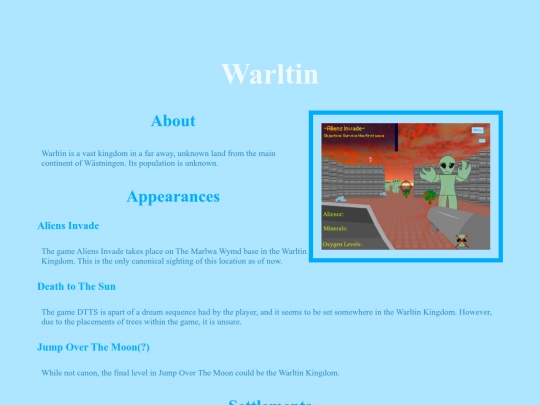 Warltin screenshot