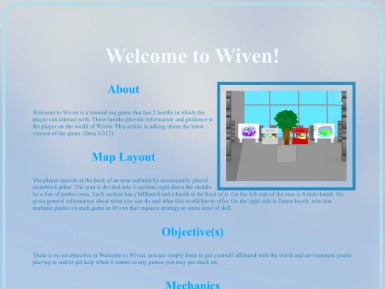 WelcomeToWiven screenshot