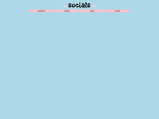 socials screenshot