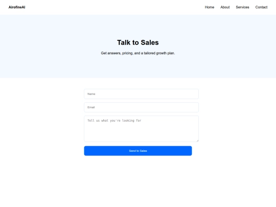 sales screenshot