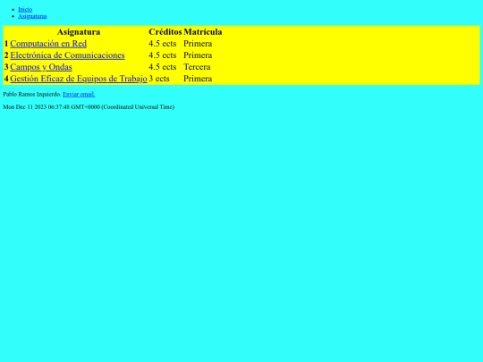 Practica1/asignaturas screenshot