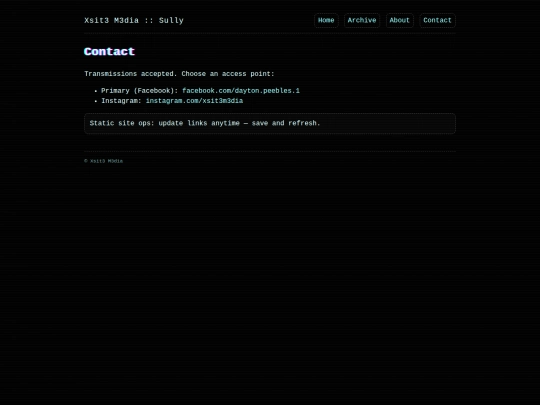 contact screenshot
