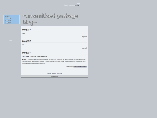 blog screenshot