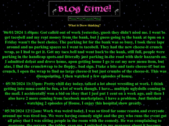 blog screenshot