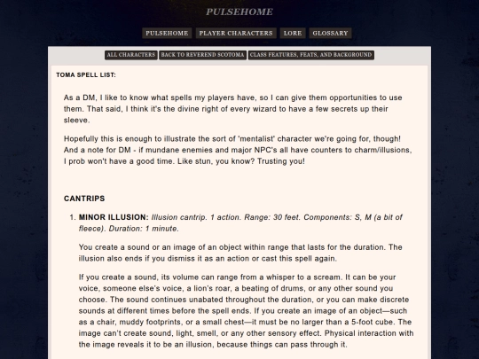 blog/pulsehome/characters/tomaspells screenshot