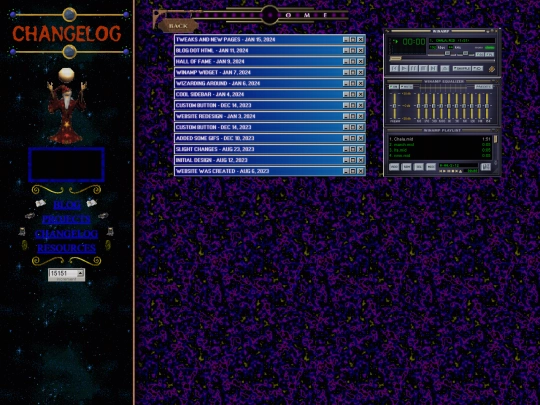 changelog screenshot