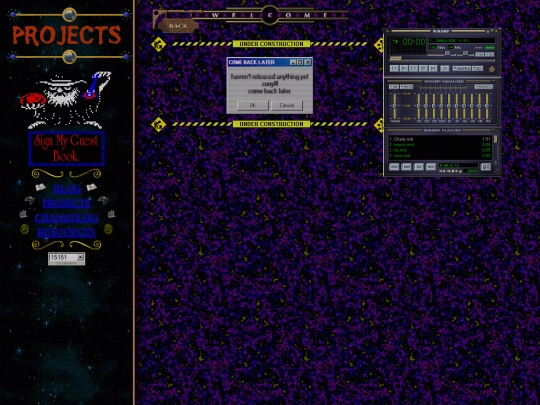 projects screenshot