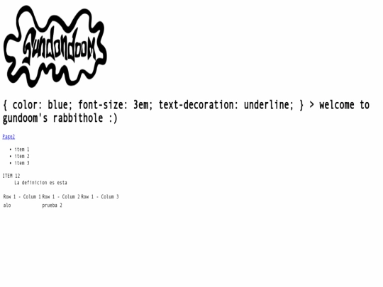 index screenshot