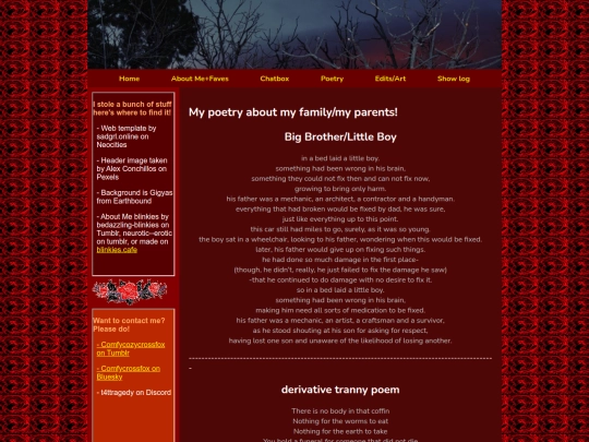 familypoetry screenshot