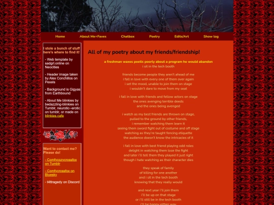 friendpoetry screenshot
