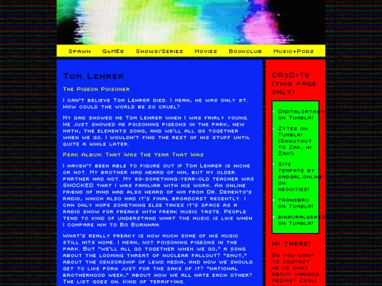 tomlehrer screenshot