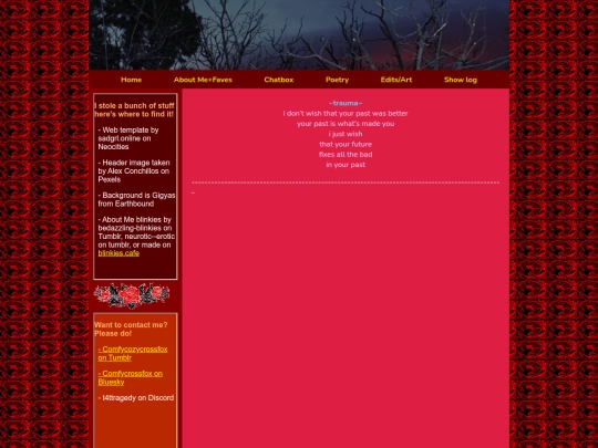 traumapoem screenshot