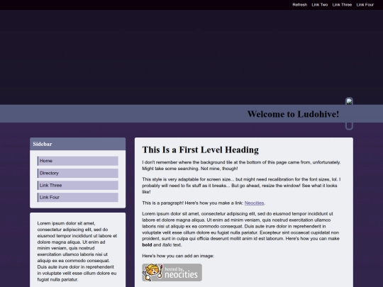 testpage2 screenshot