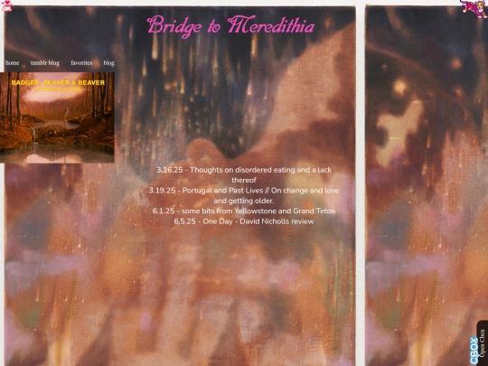 blog screenshot