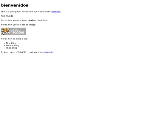 index screenshot