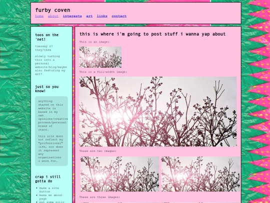 interests screenshot