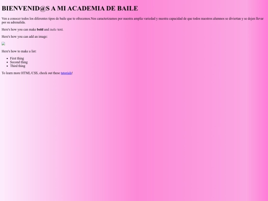 index screenshot