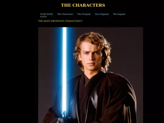 Voorbeeld eenvoudige website/overmij screenshot