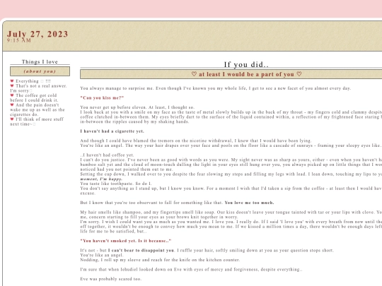 diary/july27 screenshot