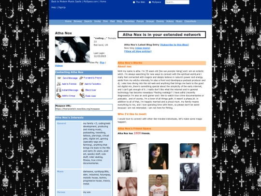 myspace screenshot