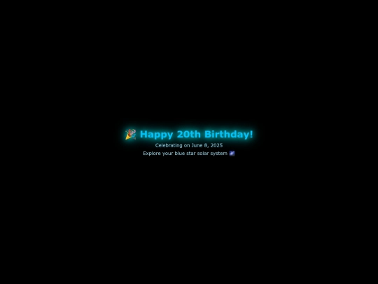 Birthday screenshot