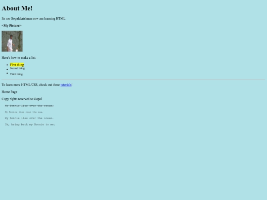 MySample screenshot