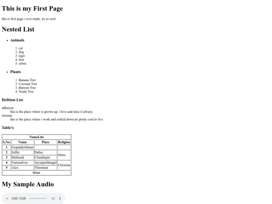 index screenshot