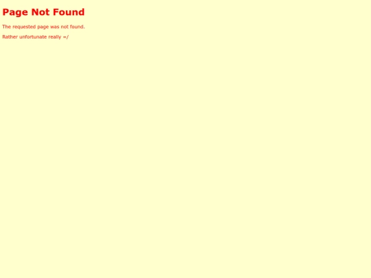 not_found screenshot