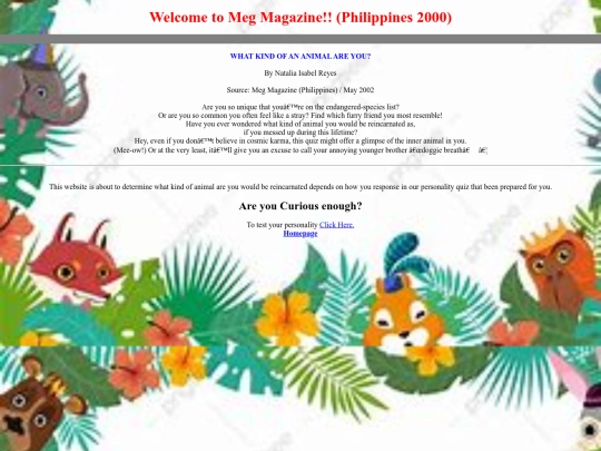 quiz/firstpage screenshot
