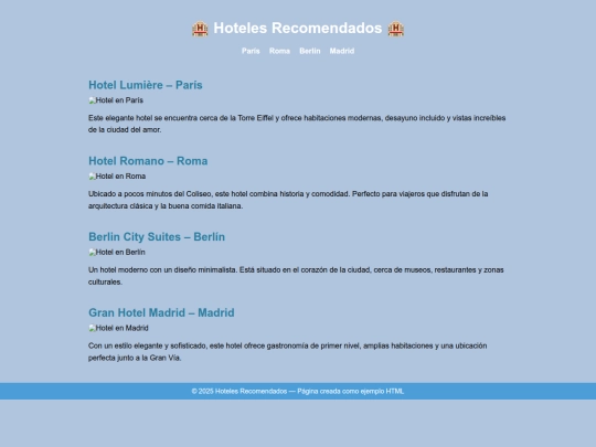 hoteles screenshot