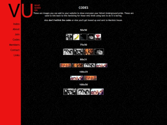 music/vu-codes screenshot