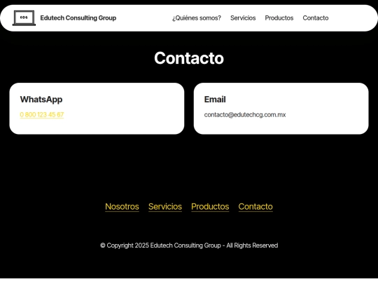 contacto screenshot