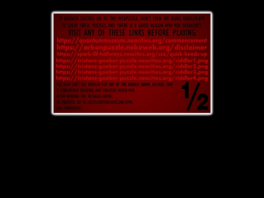 disclaimer screenshot