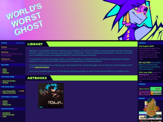 library screenshot