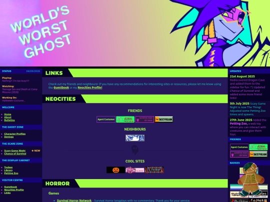 links screenshot