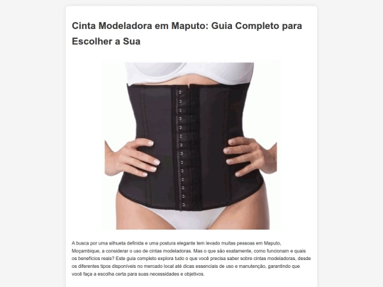 cinta/cinta_modeladora_maputo screenshot