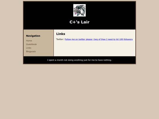 links screenshot