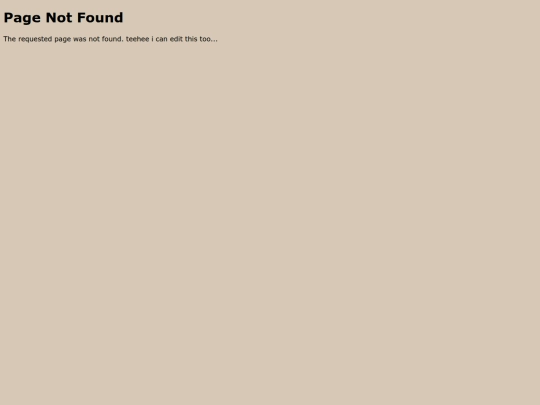 not_found screenshot