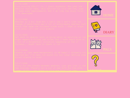 digital art sites/karipagediary screenshot