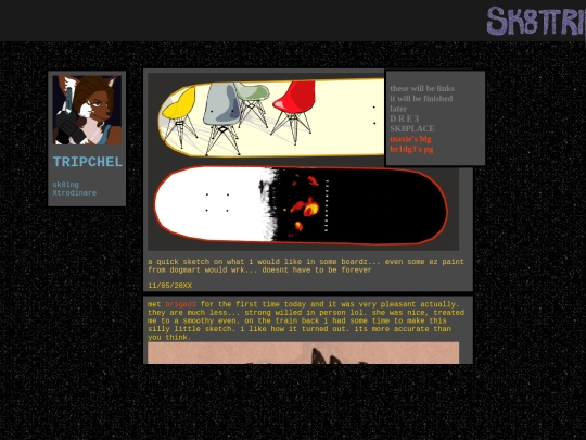 digital art sites/sk8ttrip screenshot