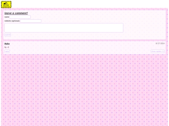 guestbook screenshot