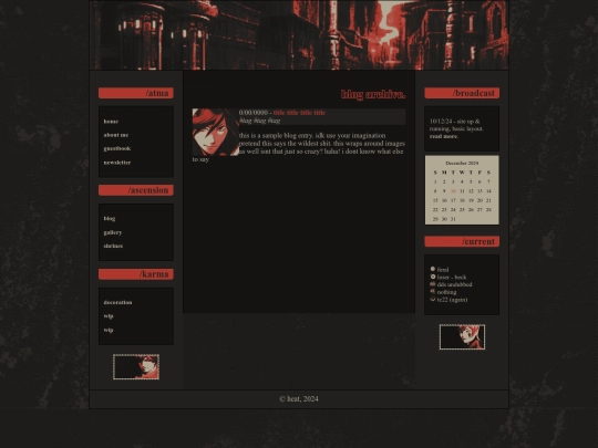 blog screenshot