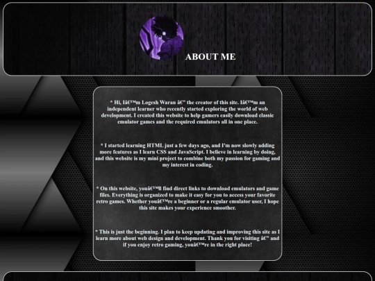 EmulationGame1/EG_aboutme screenshot