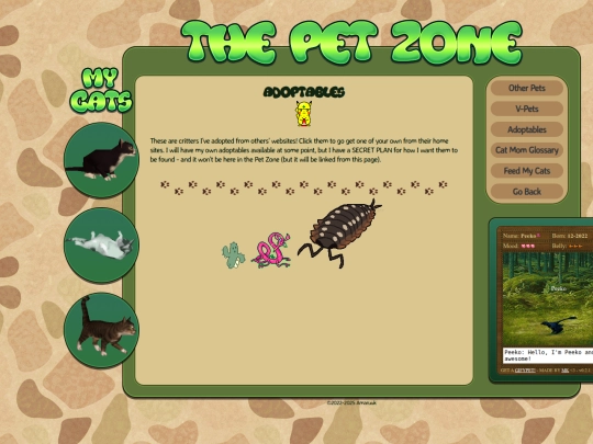 extras/pet-zone/adopts screenshot
