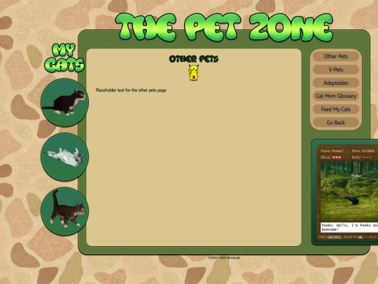 extras/pet-zone/otherpets screenshot