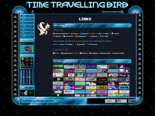 links screenshot
