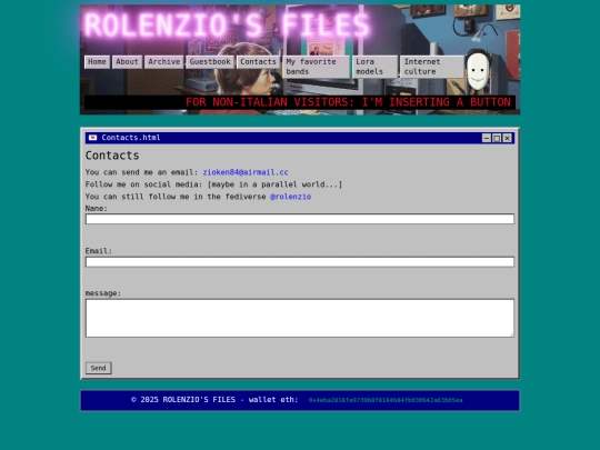 contatti screenshot