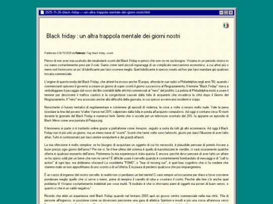 posts/2025-11-26-black-friday---un-altra-trappola-mentale-dei-giorni-nostri screenshot