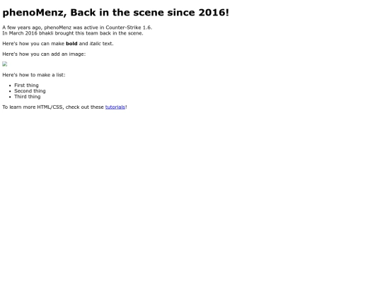 index screenshot